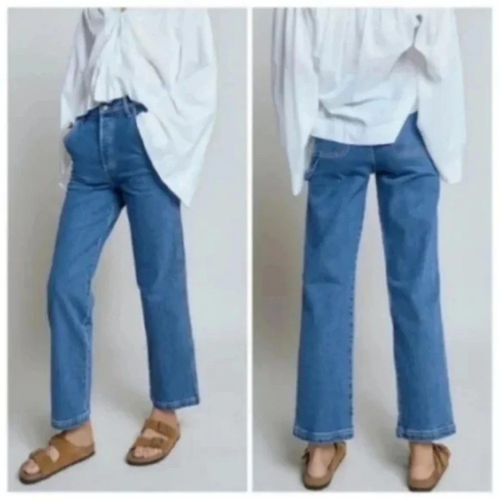 Levi's Ribcage Ankle Utility Straight Leg Jeans Carpenter Pants - Picture 7 of 12